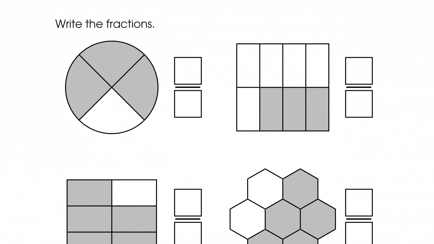 Write the Fractions