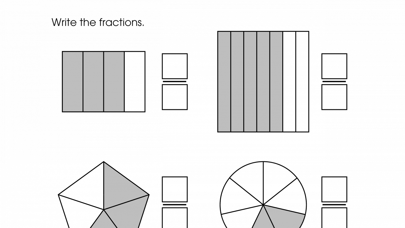 Write the Fractions