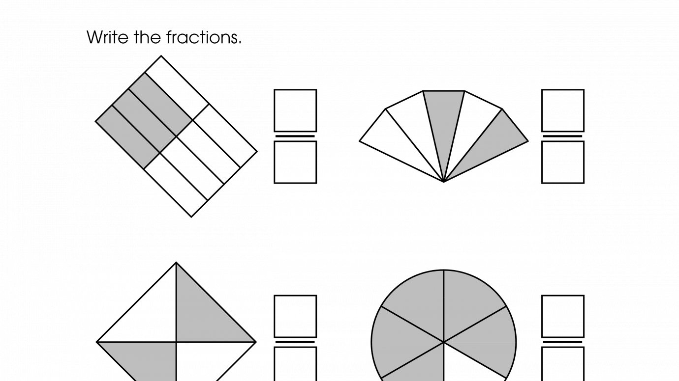 Write the Fractions