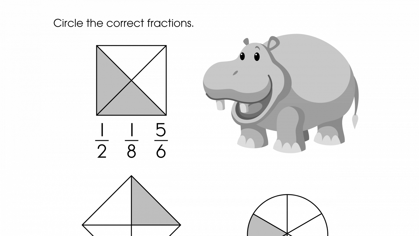 Circle the Correct Fraction