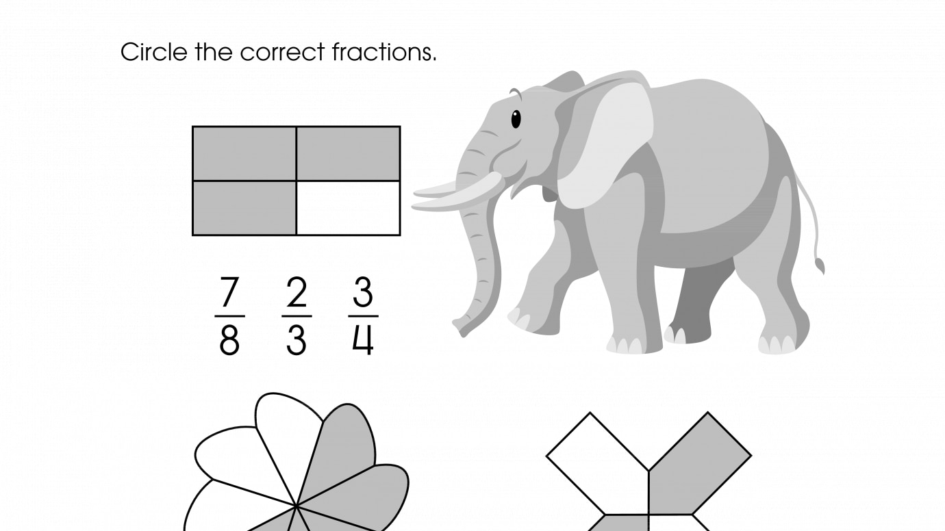Circle the Correct Fraction