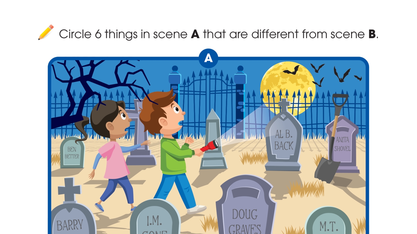 Halloween What is Different: Graveyard
