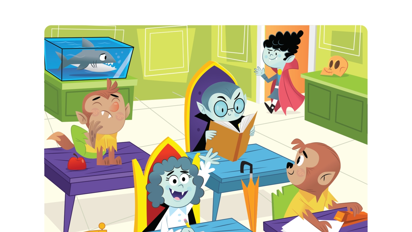 Hidden Pictures Monster Classroom