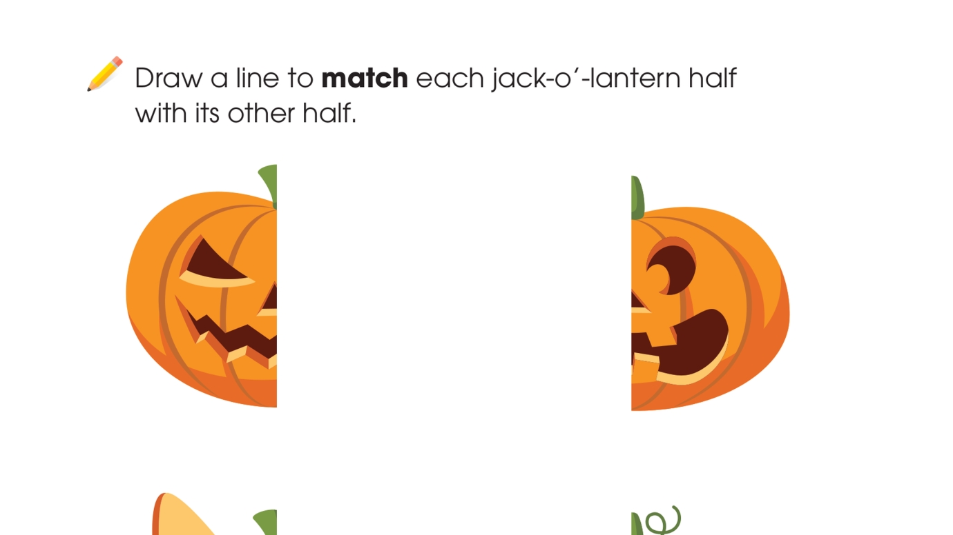Matching Jack-o'-lanterns