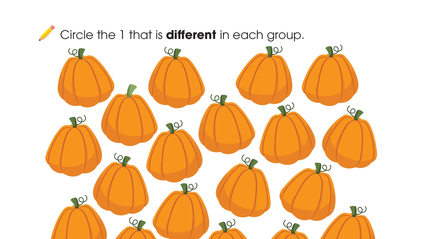What’s Different:  Pumpkins & Bats