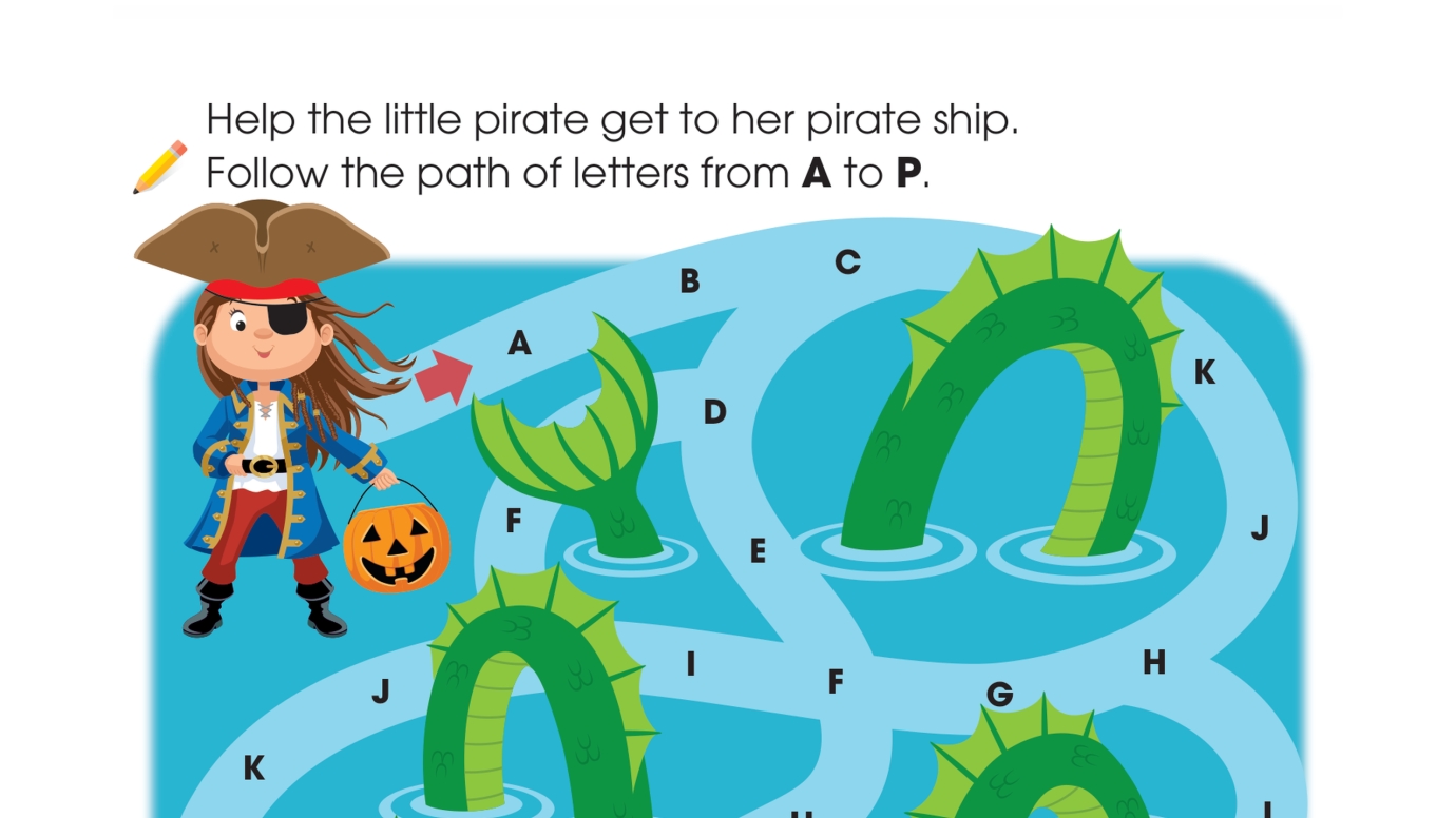 Little Pirate Letter Maze