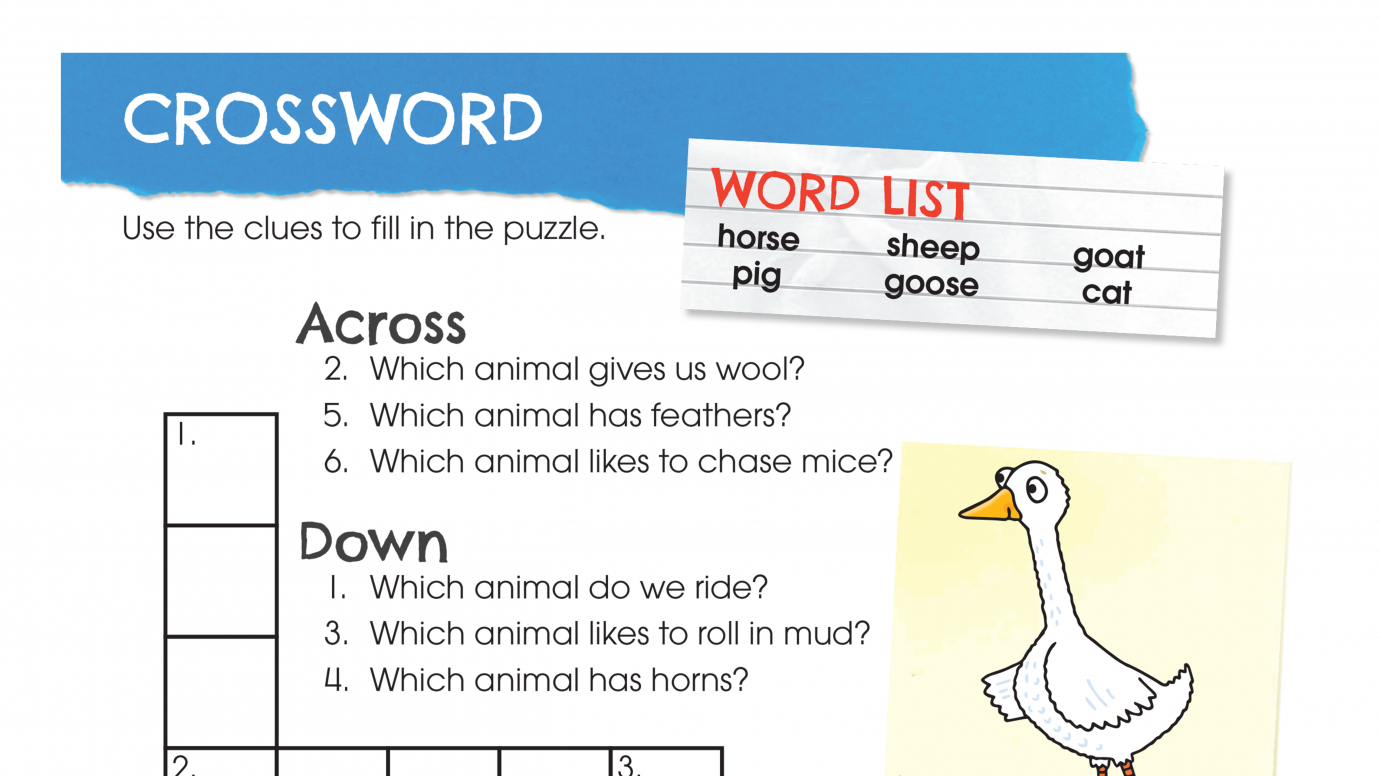 Animal Crossword Puzzle