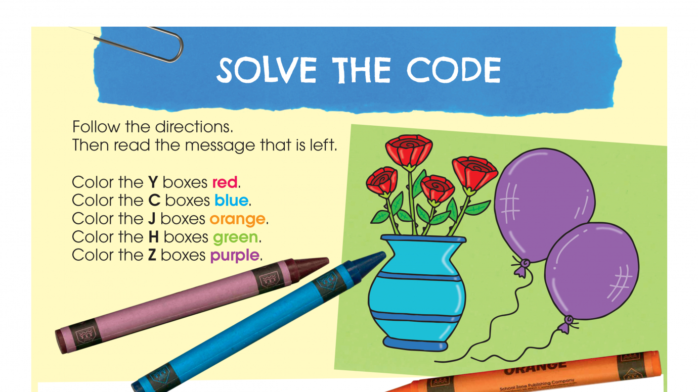 Solve the Code: Write the Hidden Message