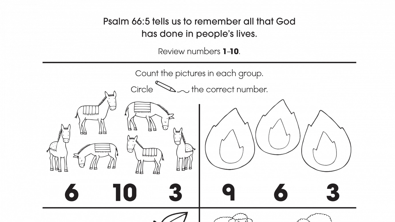 Inspirational Count the Pictures