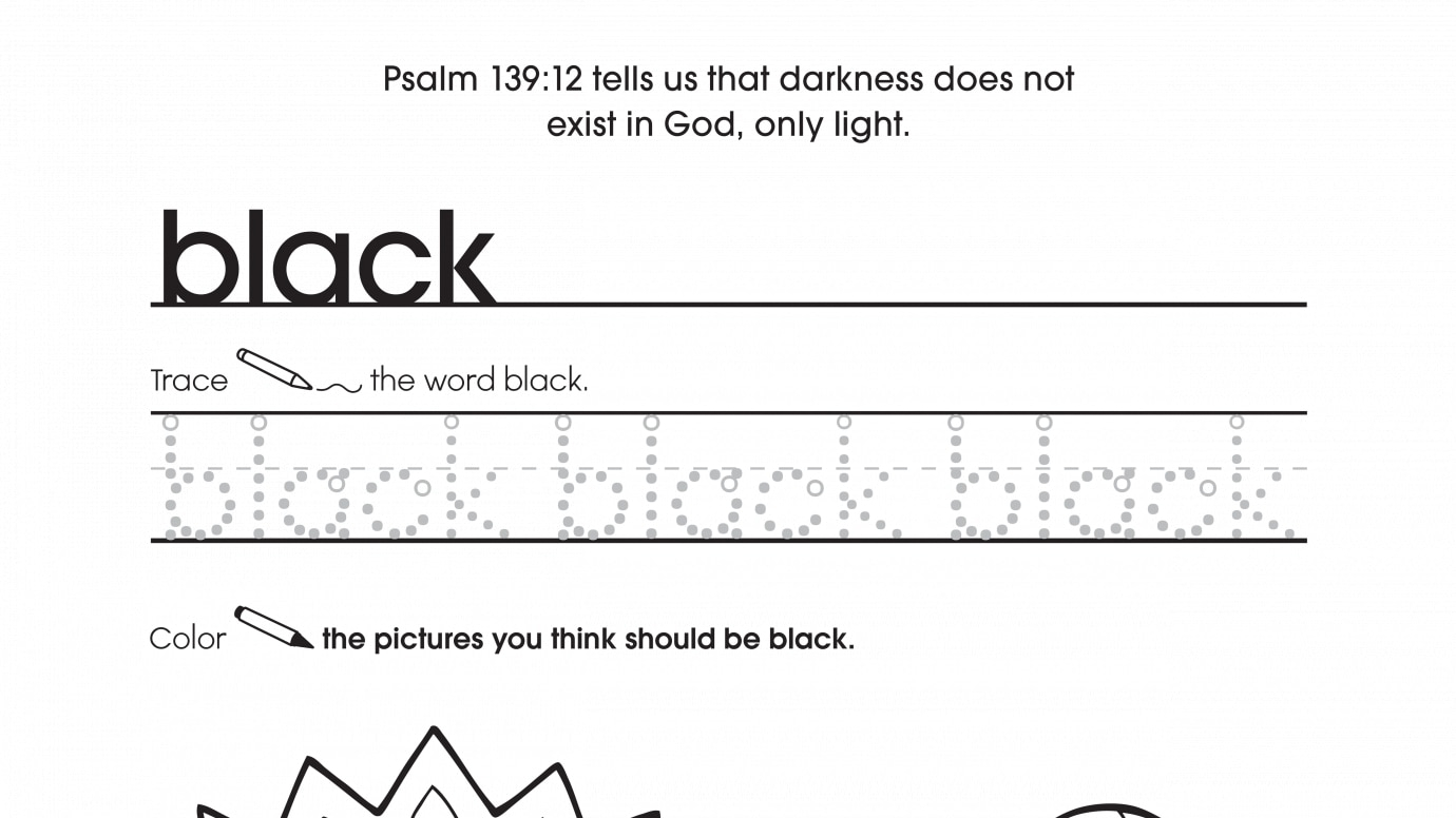 Inspirational Trace & Color Black