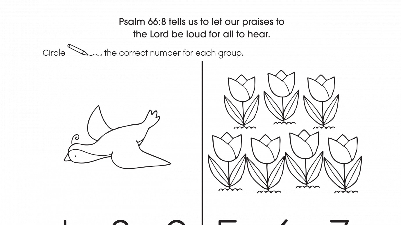 Inspirational Counting 1-7
