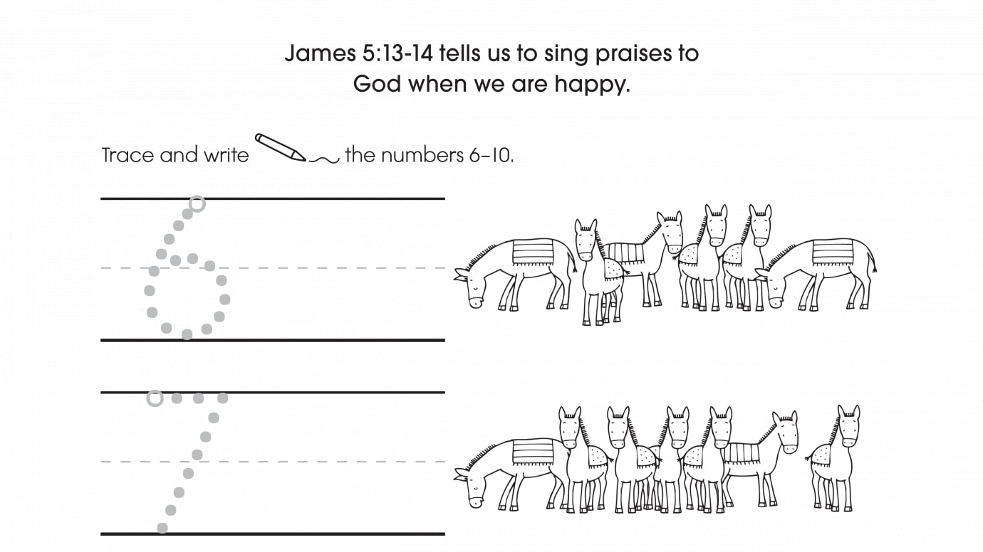 Inspirational Trace & Write 6-10