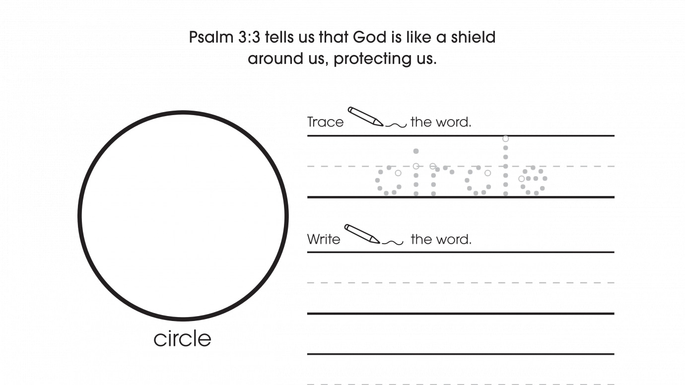 Inspirational Trace, Write & Draw Circles