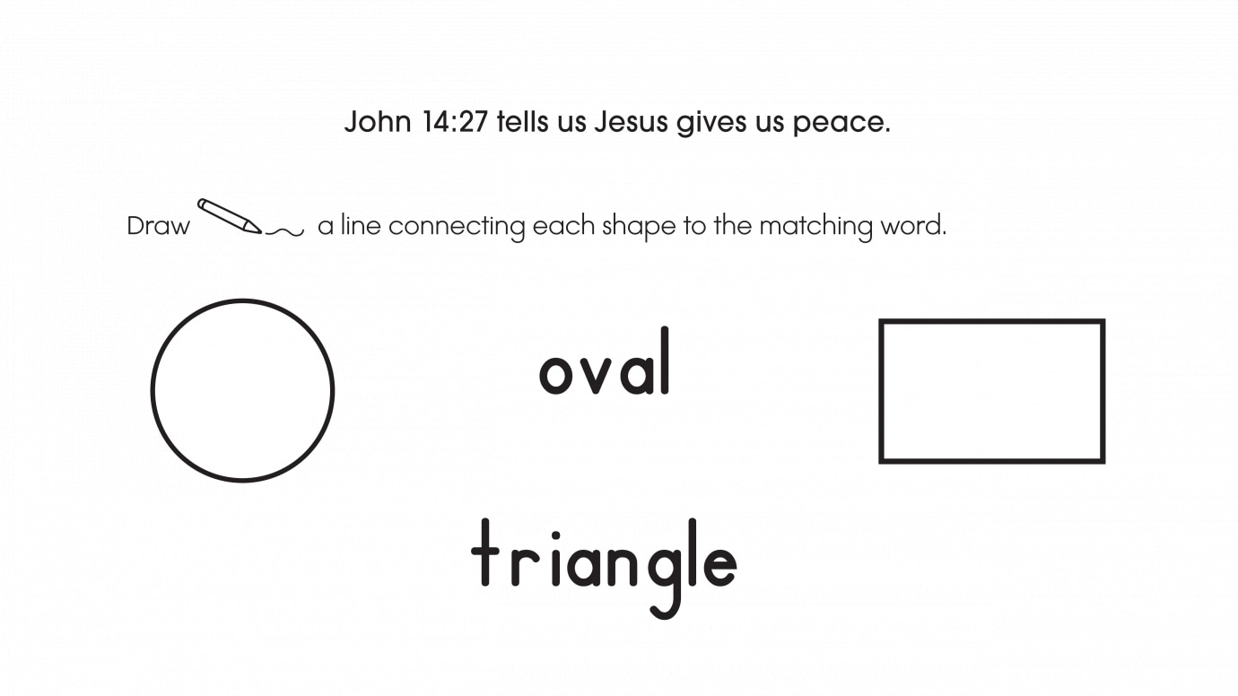 Inspirational Match Shapes to their Names