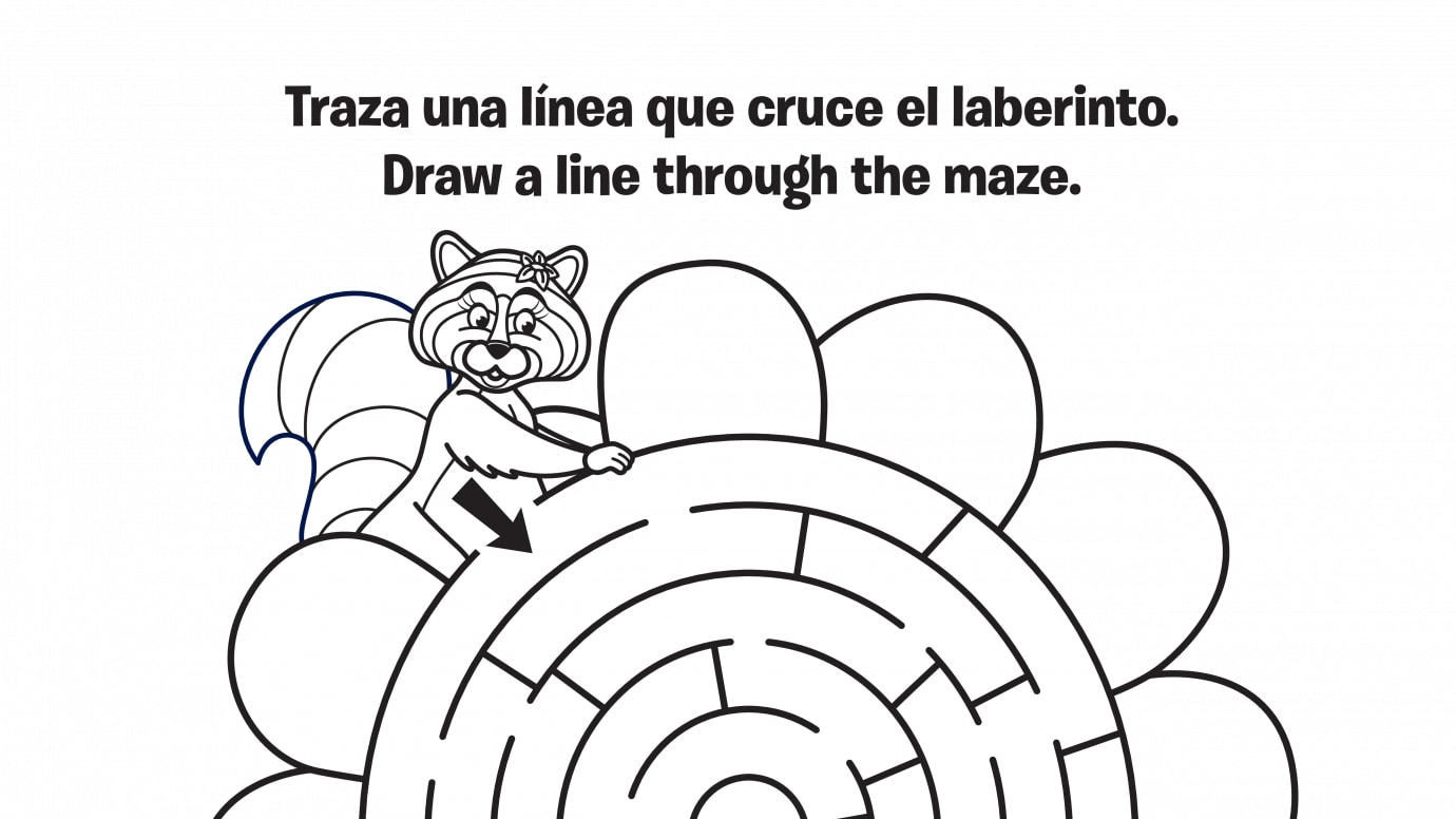 Spanish & English Violet's Maze