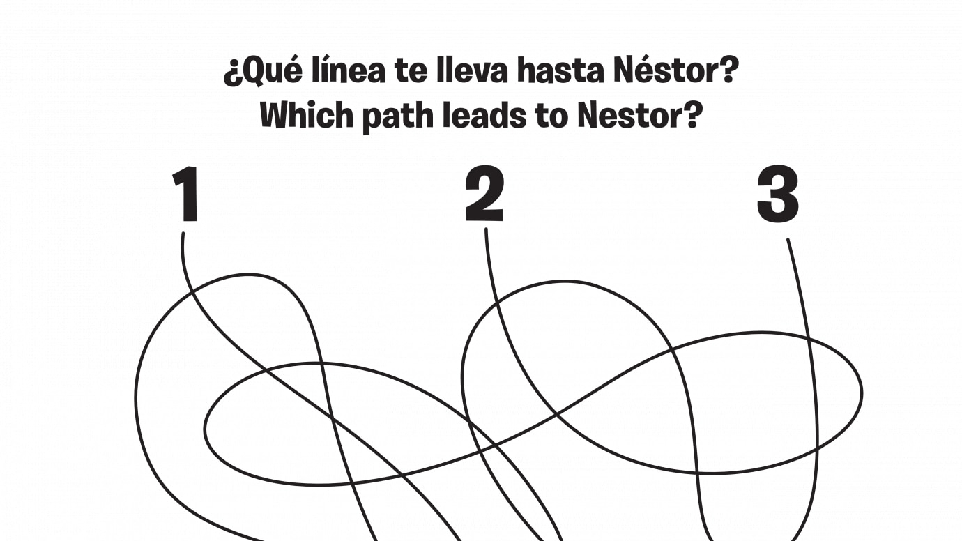 Spanish & English Nestor 1-2-3 Spaghetti Maze