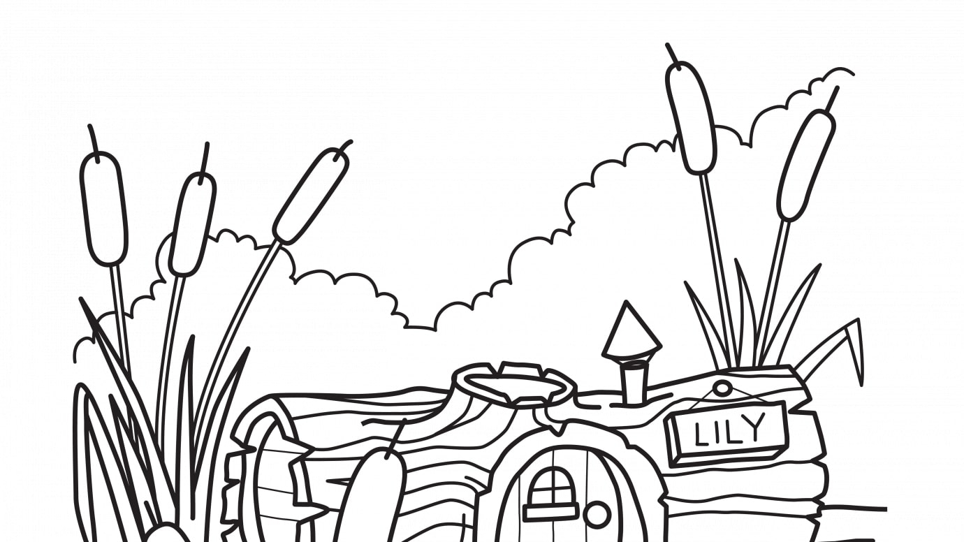 Color Lily's Log Home