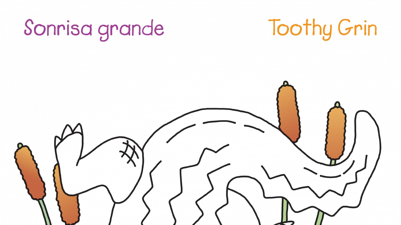 Spanish & English Toothy Grin Dot-to-Dots 1-10