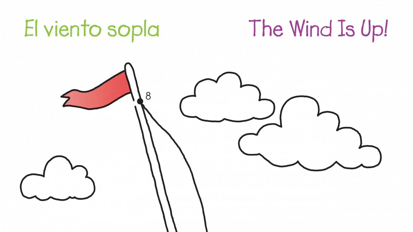 Spanish & English The Wind is Up! Dot-to-Dots 1-10