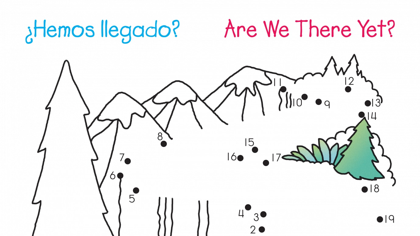 Spanish & English Are We There Yet? Dot-to-Dots 1-20