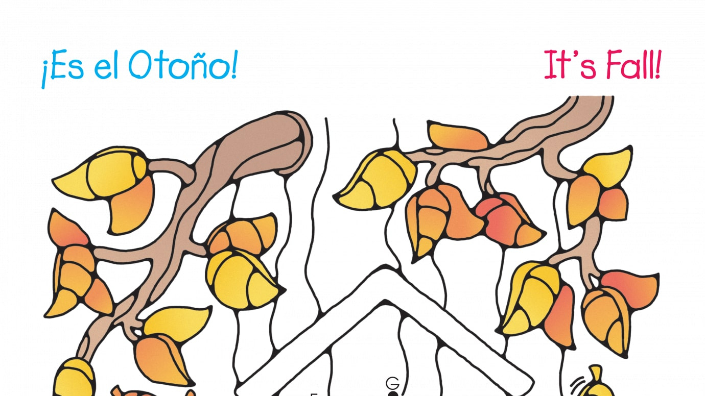 Spanish & English Dot-to-Dots A-T It's Fall!