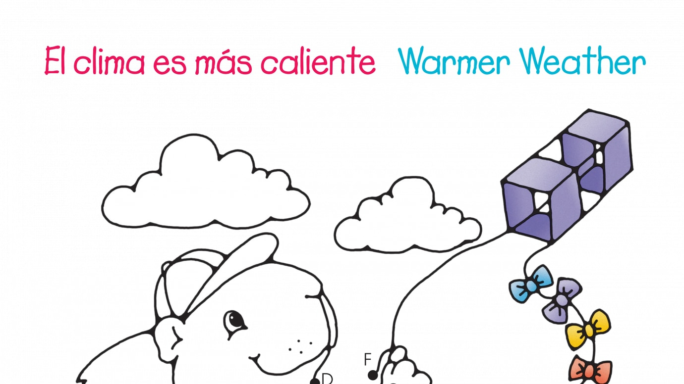Spanish & English Dot-to-Dots A-J Warmer Weather