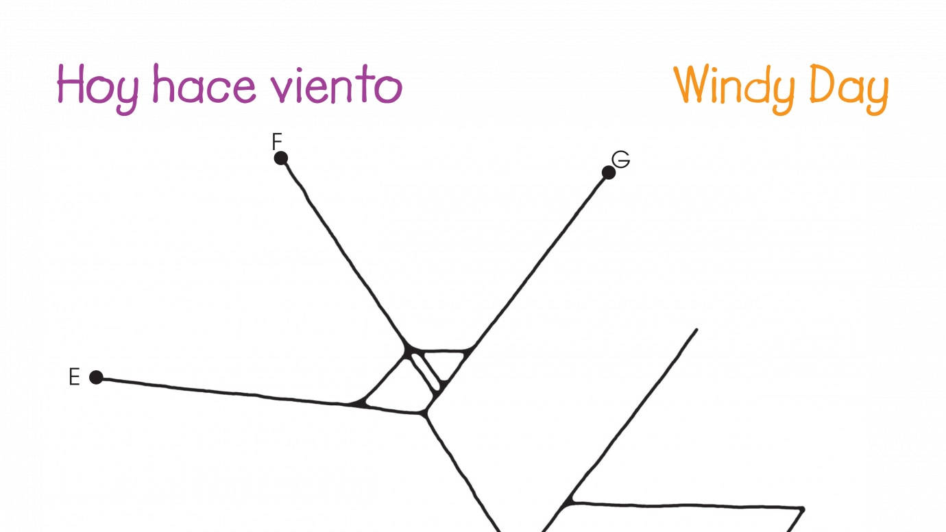 Spanish & English Dot-to-Dots A-J Windy Day