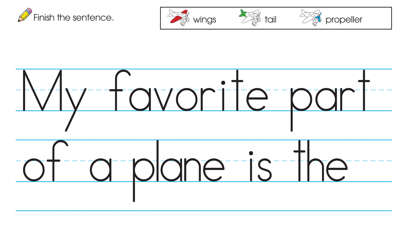 Finish the Sentence: My favorite Part of a Plane