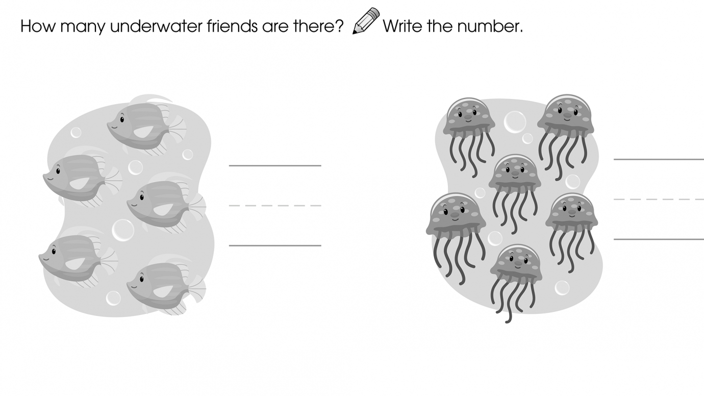 Trace, Count & Write Numbers up to 20