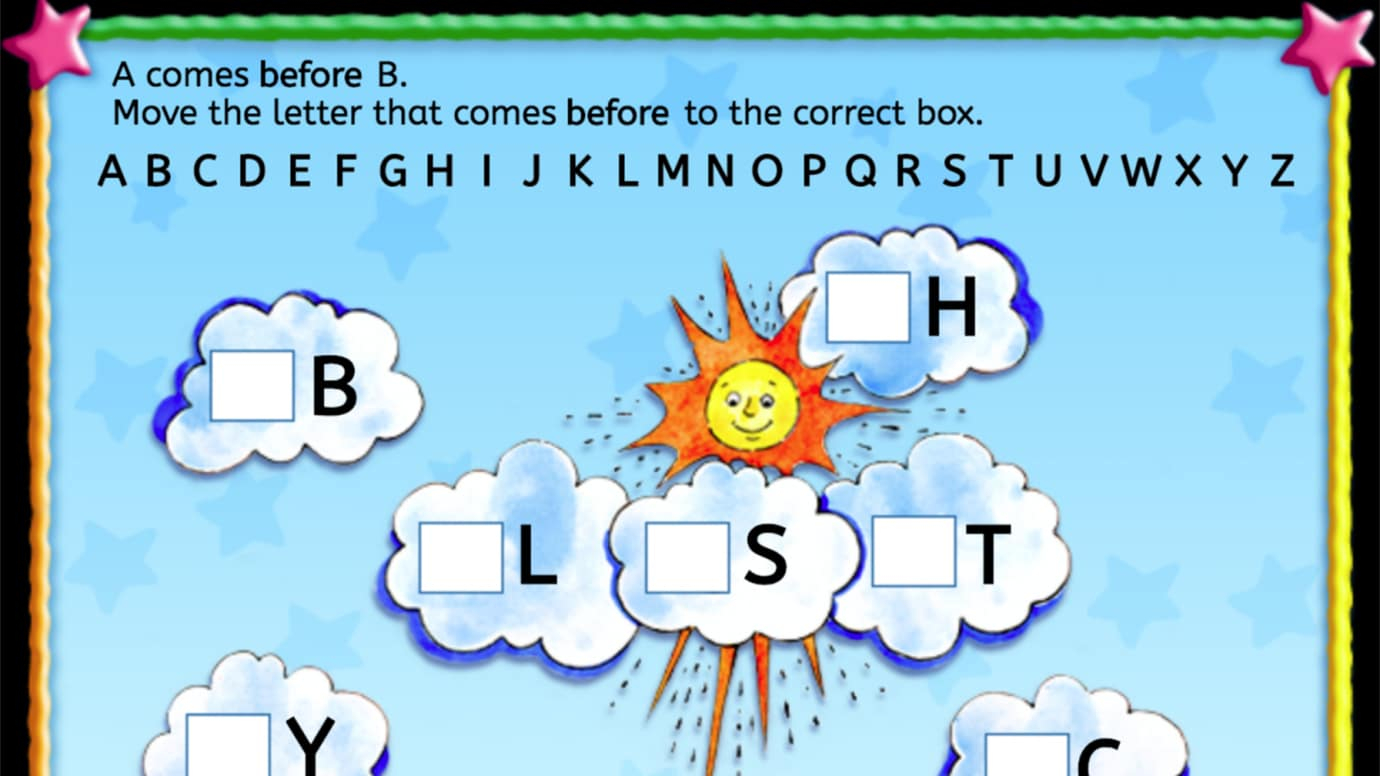 Add the Letter that Goes Before: Uppercase Letter Sequencing