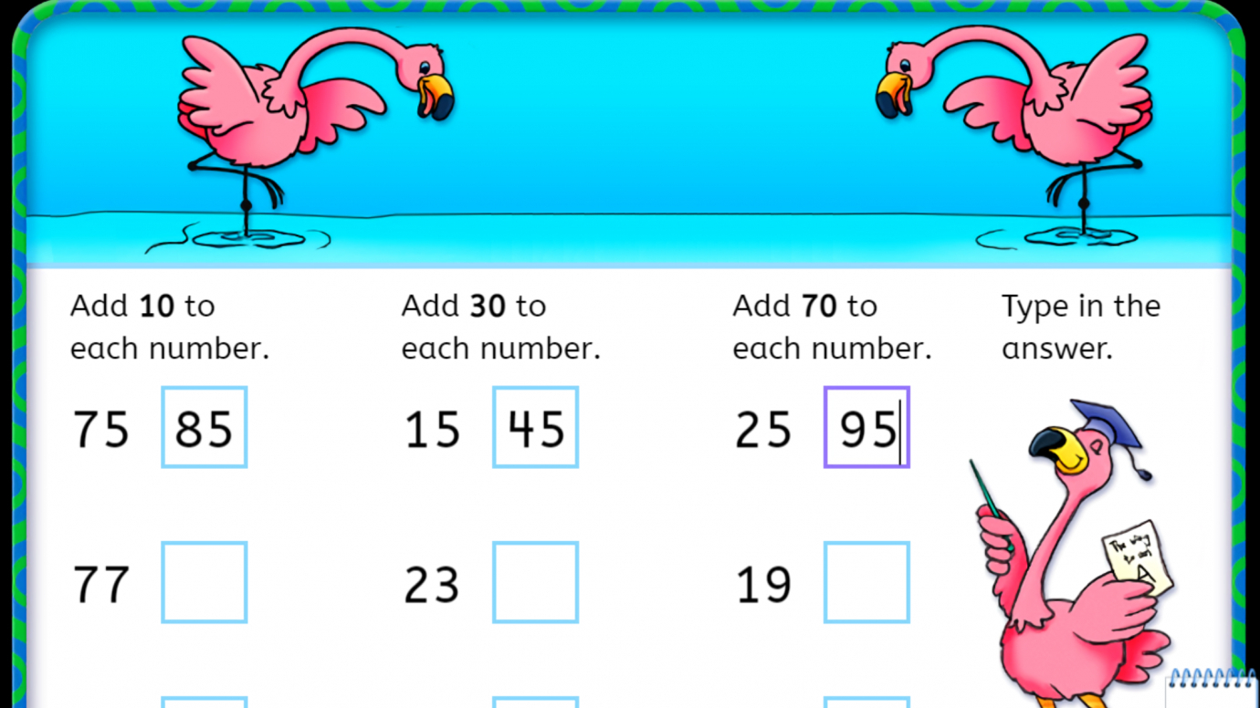 Adding Multiples of 10 to Two-Digit Numbers: 1st