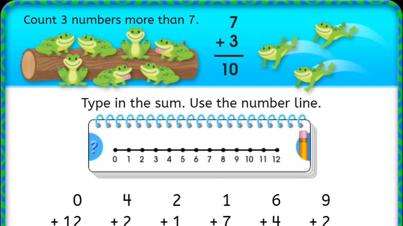 Addition: Sums to 10: 1st