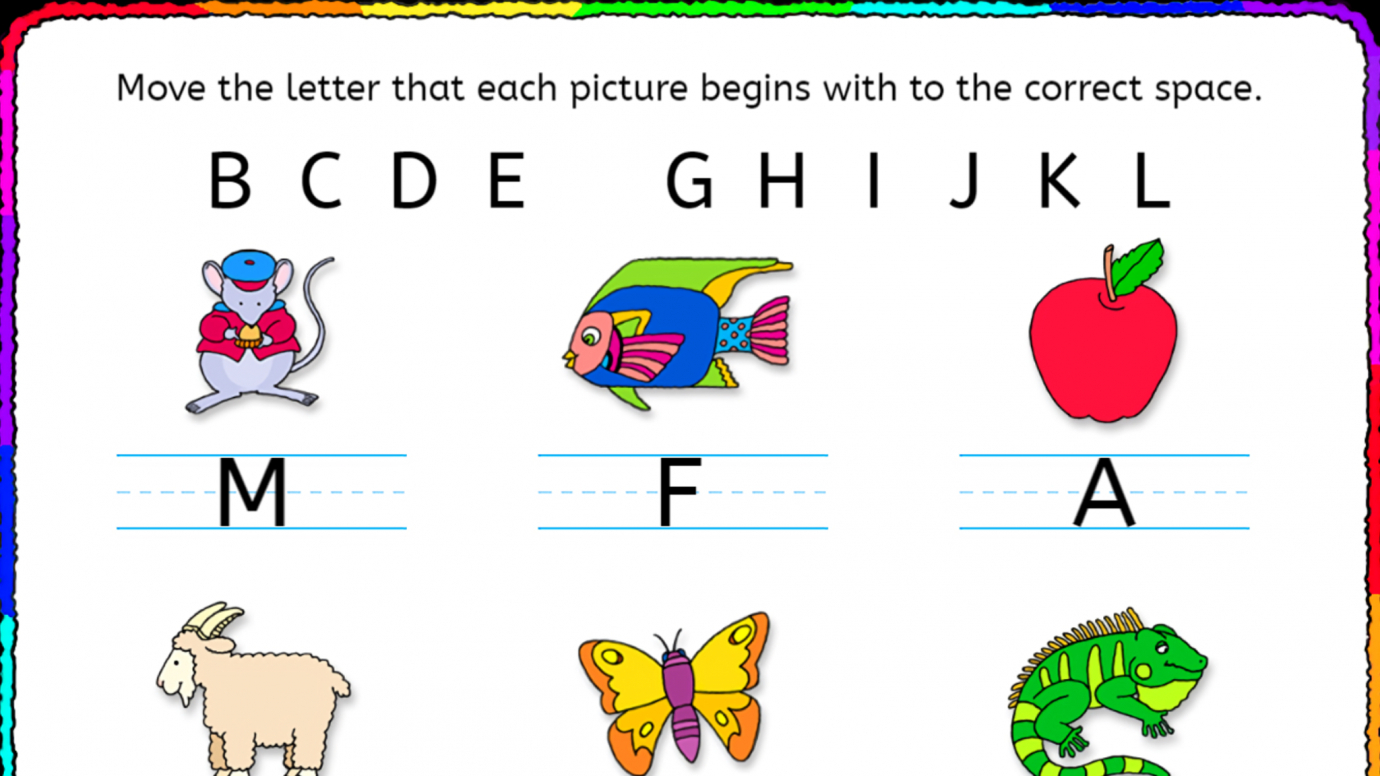 Alphabet: Beginning Letter Sounds A-M