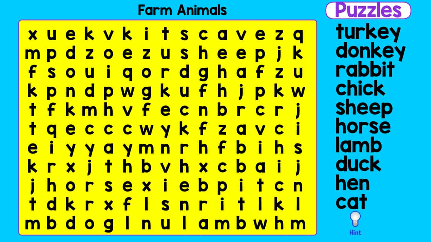 Beginner Word Search Anywhere Teacher