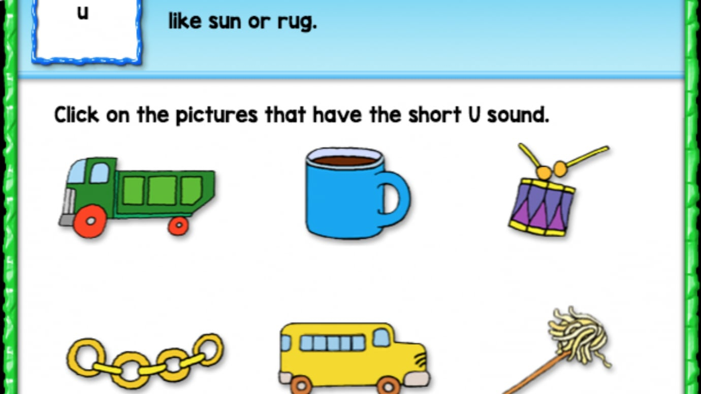 Click on the Picture: Short 'U'