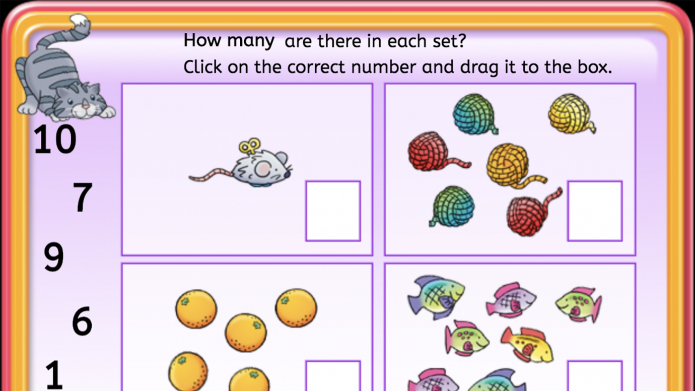 Count Sets 1-10: P