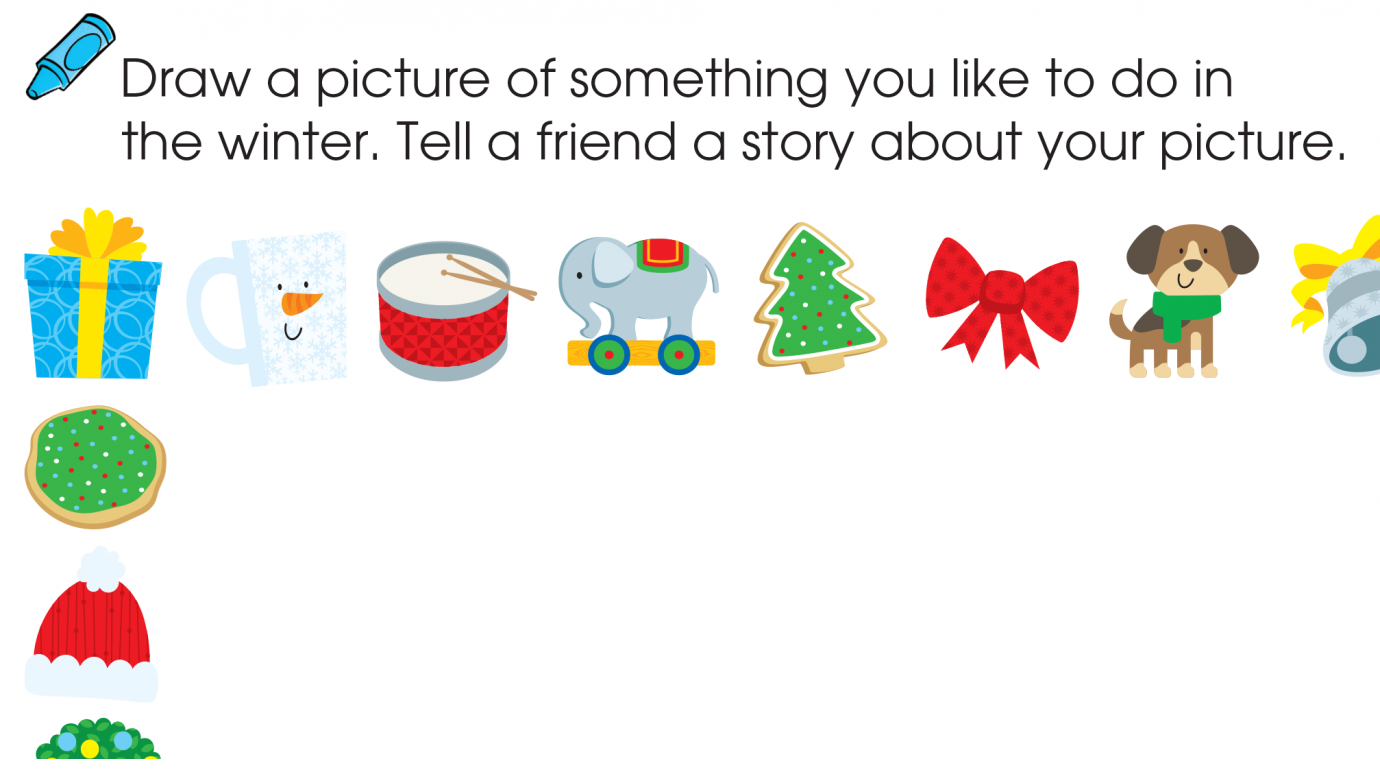 Draw a Picture & Tell a Story: Winter