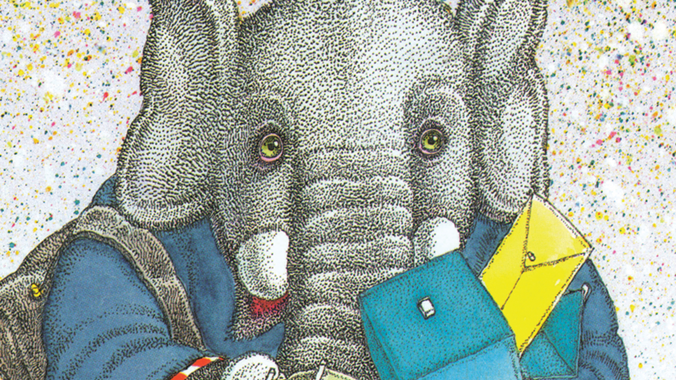 Elephant and Envelope: First Grade Quiz