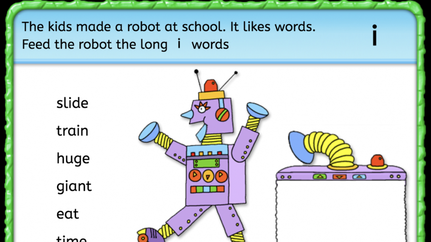 Feed the Robot Long Vowel Words: K