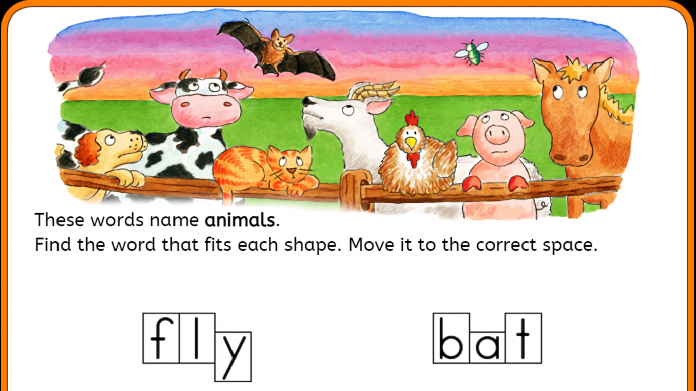 Find The Word That Fits The Shape: Common Nouns
