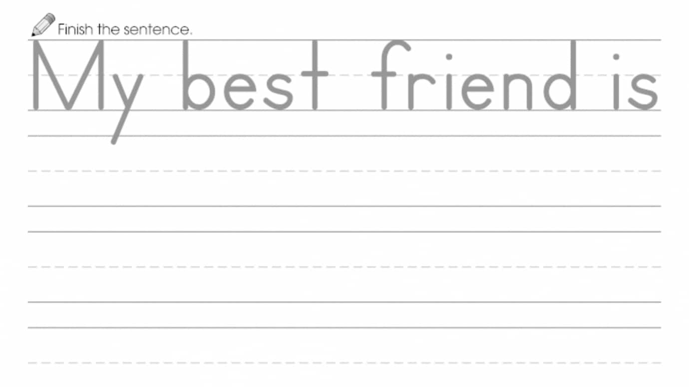 Finish The Sentence: My Best Friend is