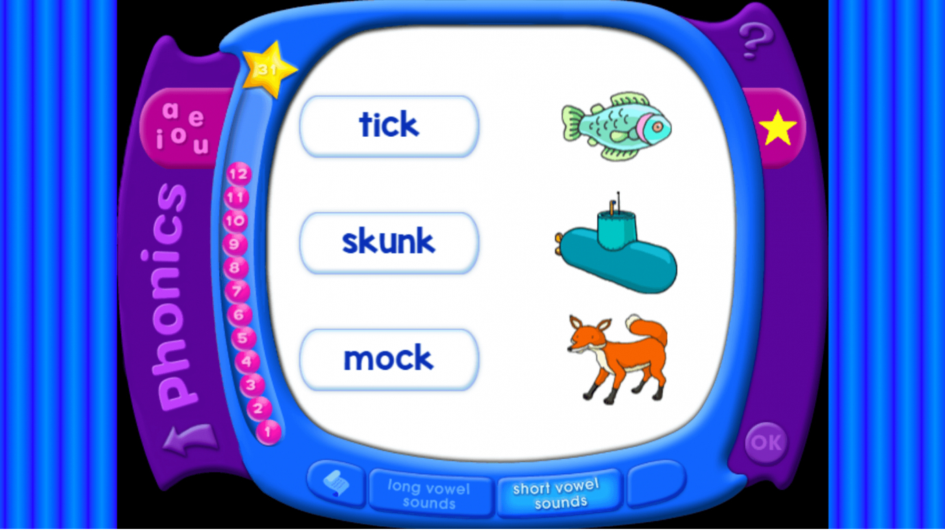Flash Action Phonics: Long And Short Vowels