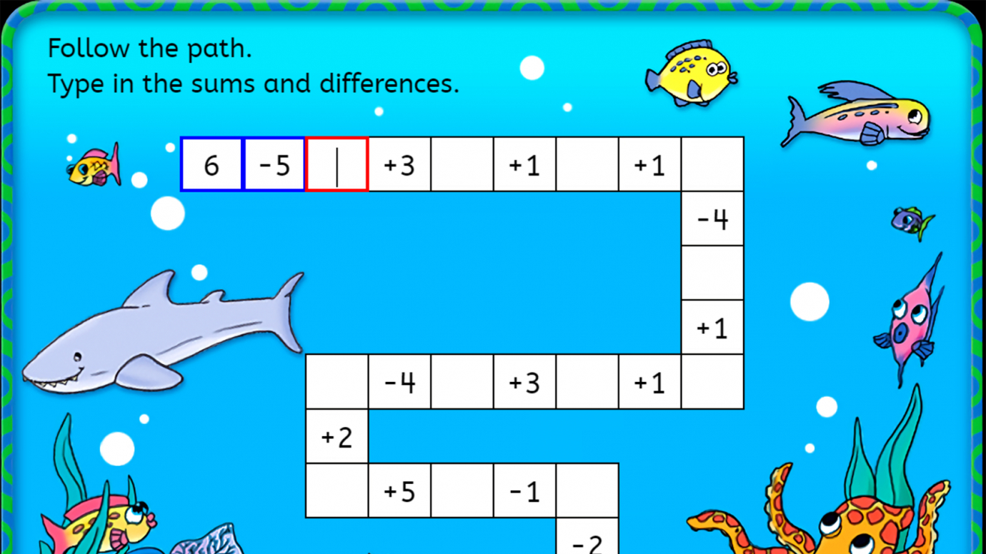 Addition & Subtraction: Follow the Path: 1st
