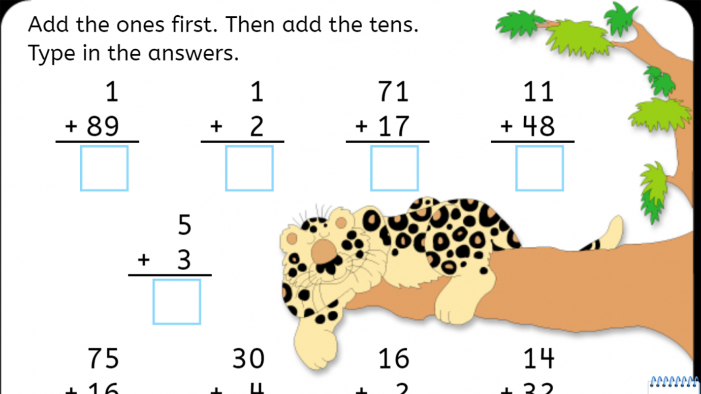 One-digit & Two-digit Addition within 100