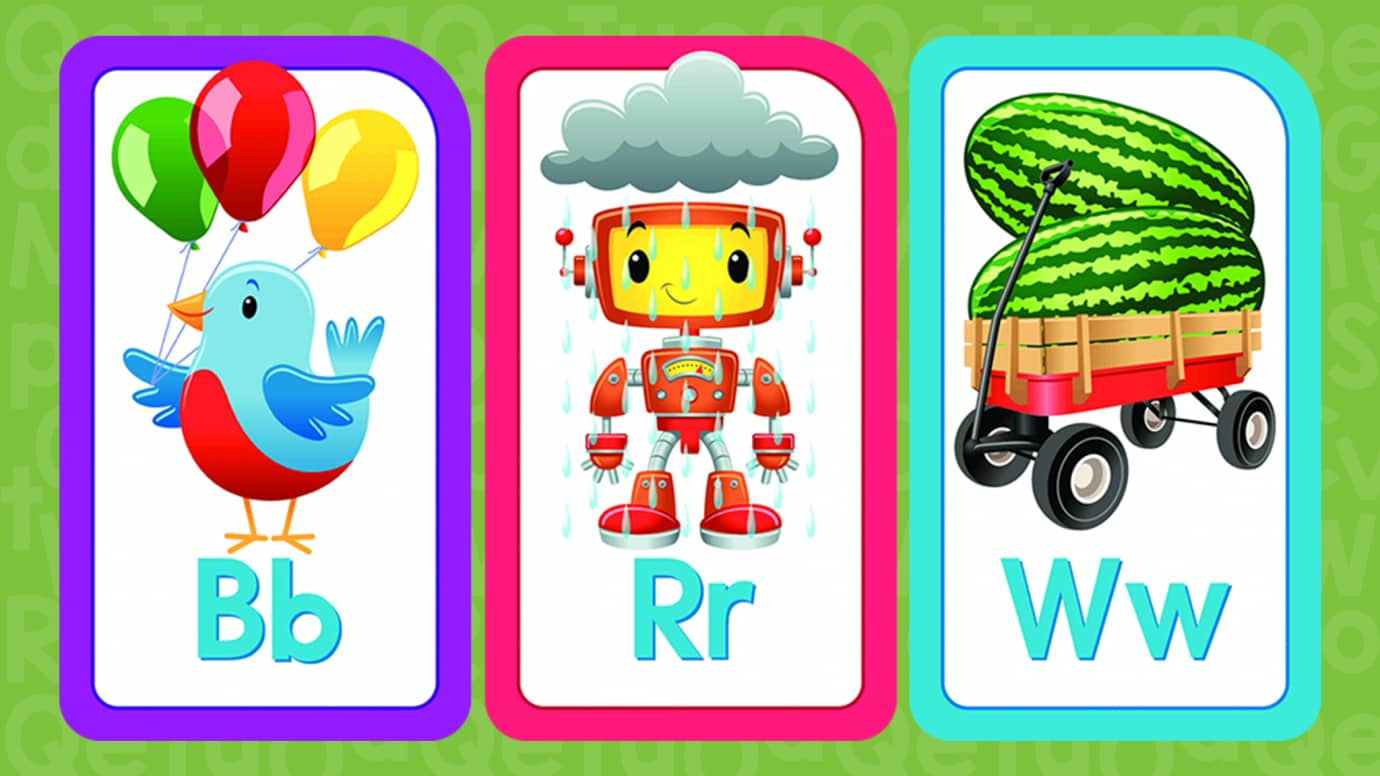 Letter Sounds Flash Cards: P