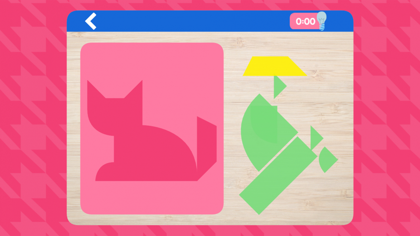 Make It With Shapes: Kitten, Person, Bird: 1st