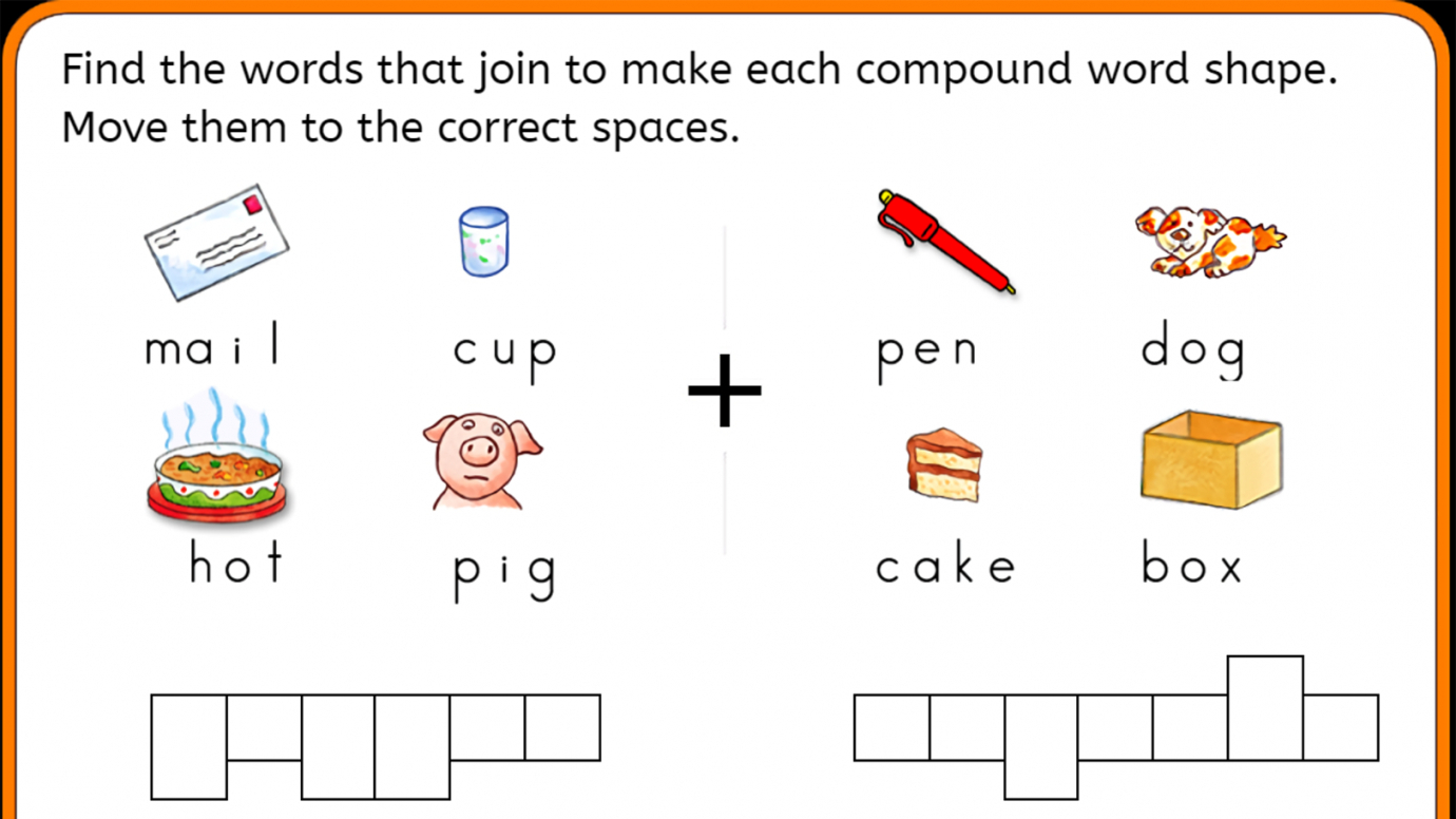 Making Compound Words: 1st