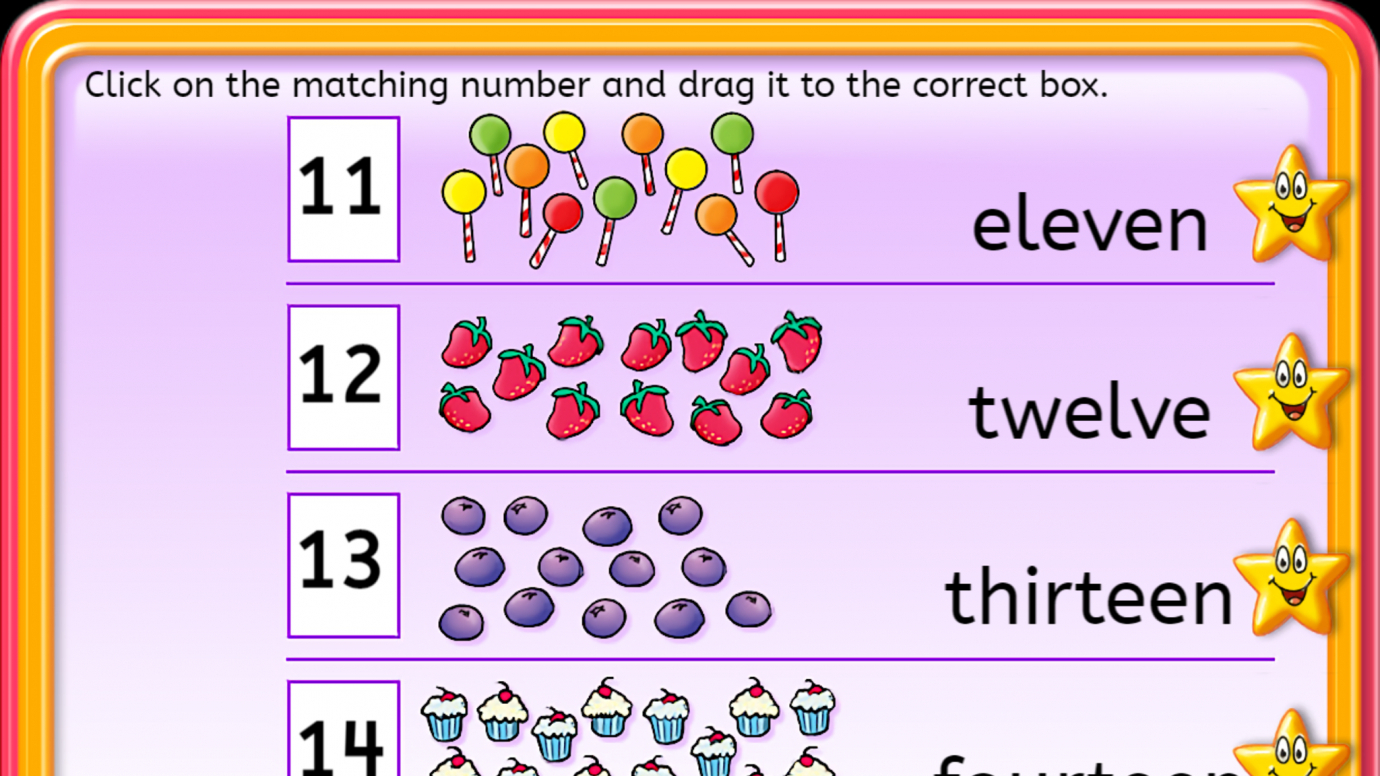 Match the Numbers: 11-20