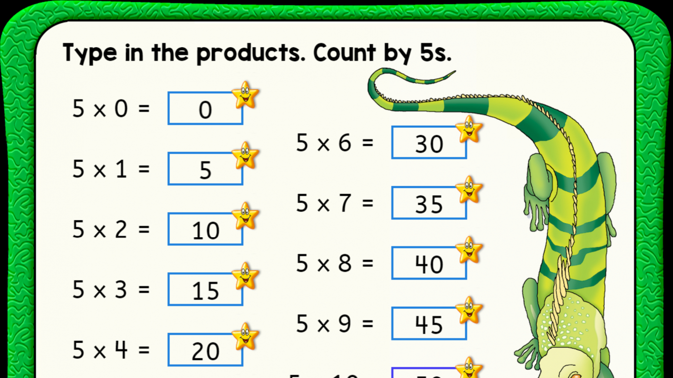Multiplication Facts: Count by 5s