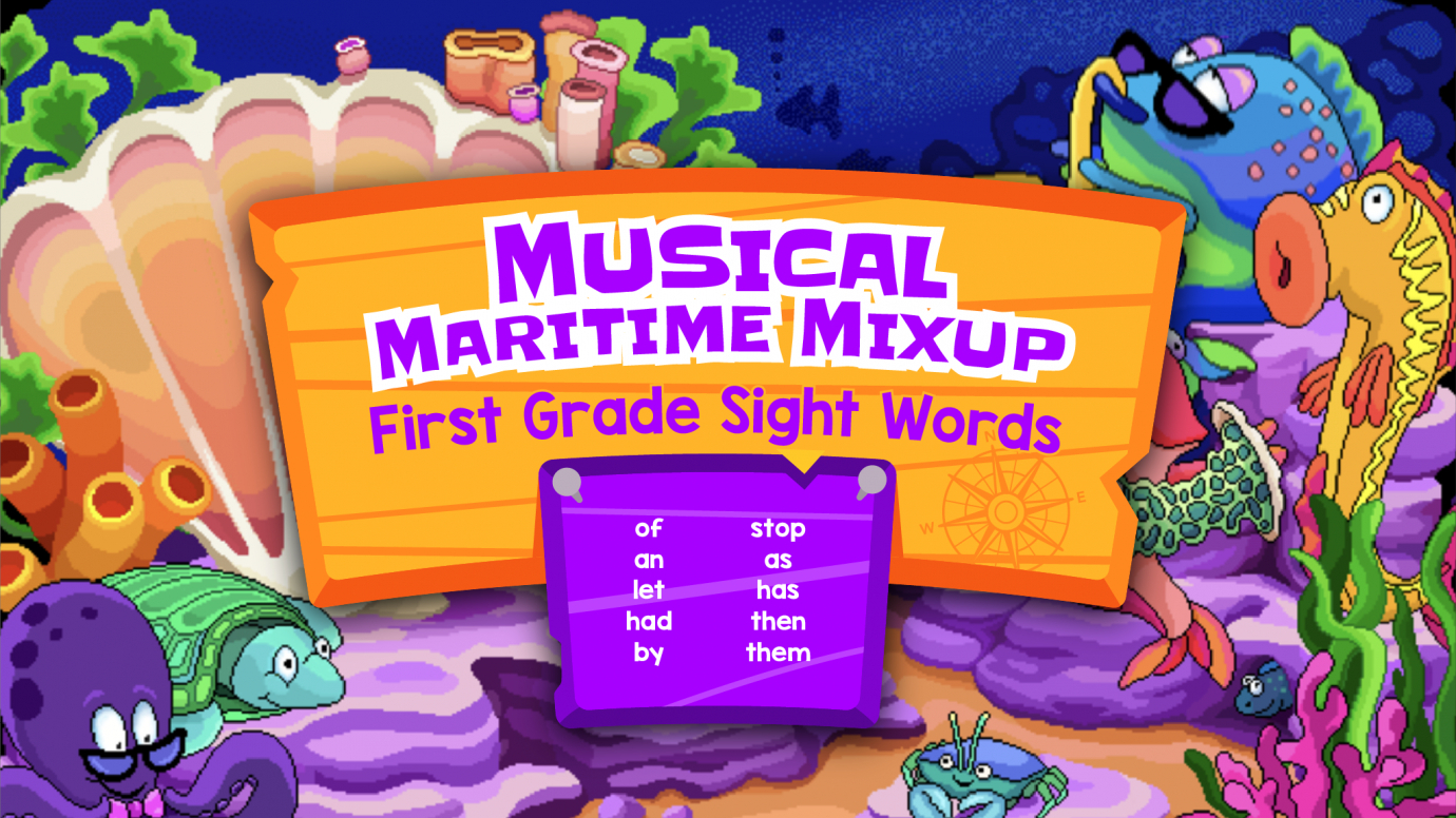 Musical Maritime Mix-Up: 1st Sight Words